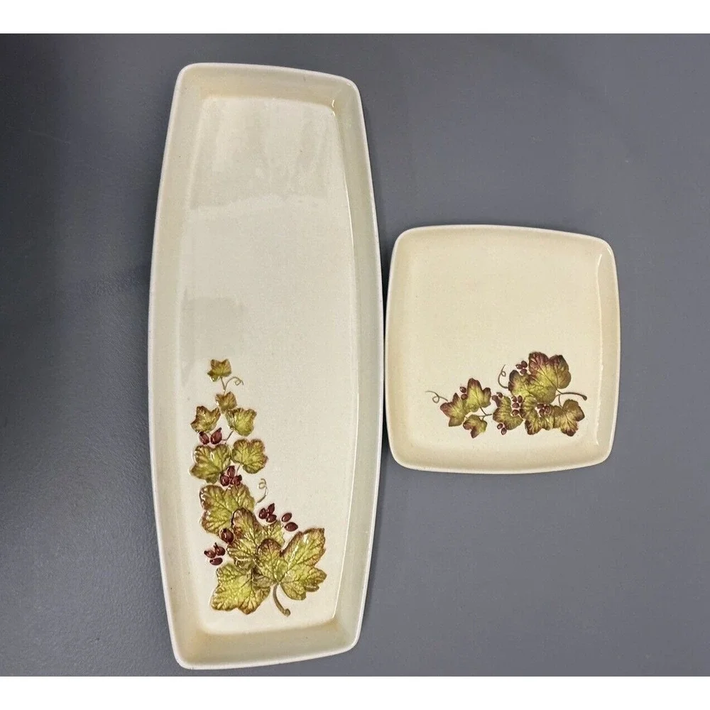 RETRO 1960s VINTAGE CARLTON WARE VINE CANTERBURY TRAY‎ /PLATE & DISH #16